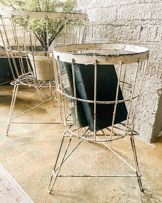 Chippy Cottage Wire Storage Baskets, Set of 3