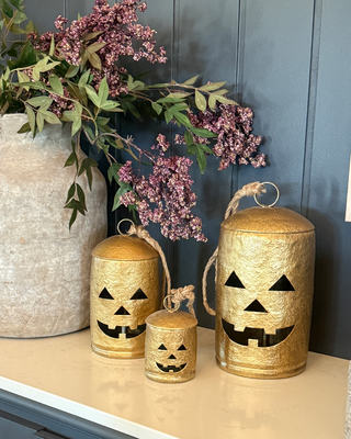 Hand-Cut Metal Halloween Bells, Set of 3, Choose Your Style
