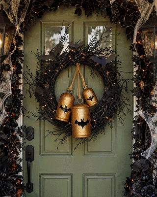 Hand-Cut Metal Halloween Bells, Set of 3, Choose Your Style