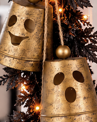 Ghost & Jack-O'-Lantern Bell Door Hangers, Choose Your Style