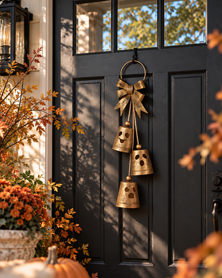 Ghost & Jack-O'-Lantern Bell Door Hangers, Choose Your Style
