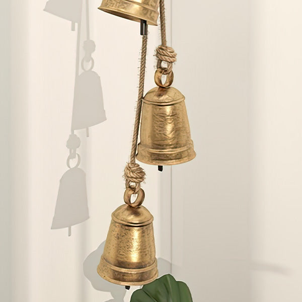 Rustic Gold Bells Hanging Rustic Gold Christmas Bells, Choose Your Style - Decor Steals