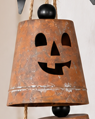 Ghost & Jack-O'-Lantern Bell Door Hangers, Choose Your Style