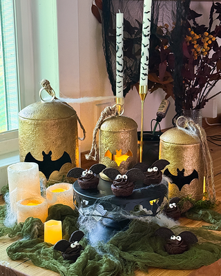 Hand-Cut Metal Halloween Bells, Set of 3, Choose Your Style