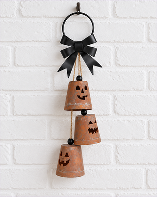 Ghost & Jack-O'-Lantern Bell Door Hangers, Choose Your Style