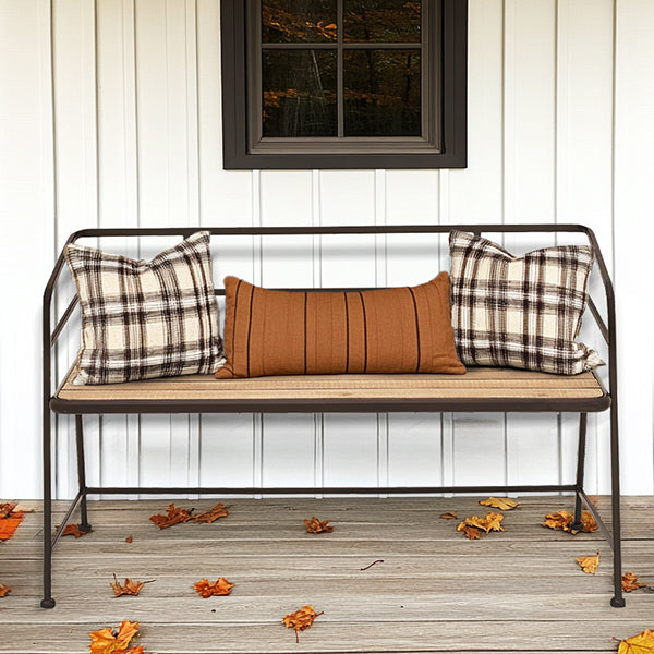 Industrial Farmhouse Bench Decor Steals