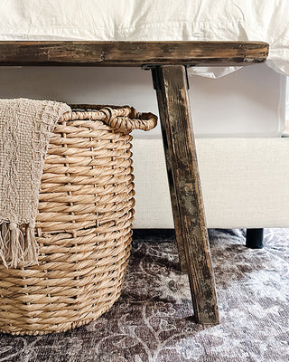 Vintage Inspired Wooden Bench Potting Riser