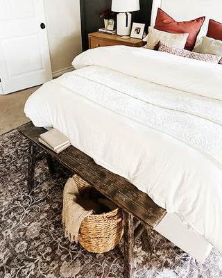 Vintage Inspired Wooden Bench Potting Riser