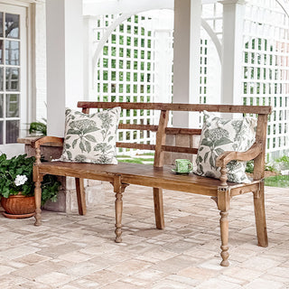 65" Vintage Manor Spindle Dining Bench