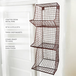 Huge Deep General Store Wall Storage Basket