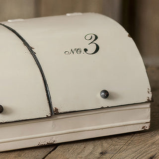 Chippy Enamel Three Door Storage Bin