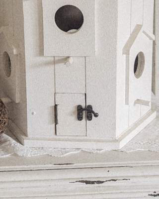 HUGE Victorian Inspired Wooden Round Bird House