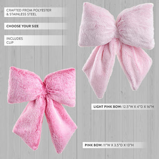 Easter Faux Fur Bow with Clip, Choose Your Style