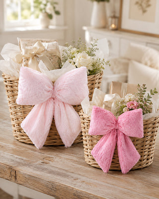 Faux Fur Bow with Clip, Choose Your Style