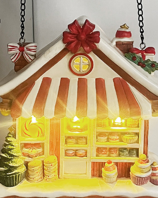 Light Up Sweet Shoppe Christmas Hanging Decoration | Our "Christmas" Signs Of The Seasons Edition