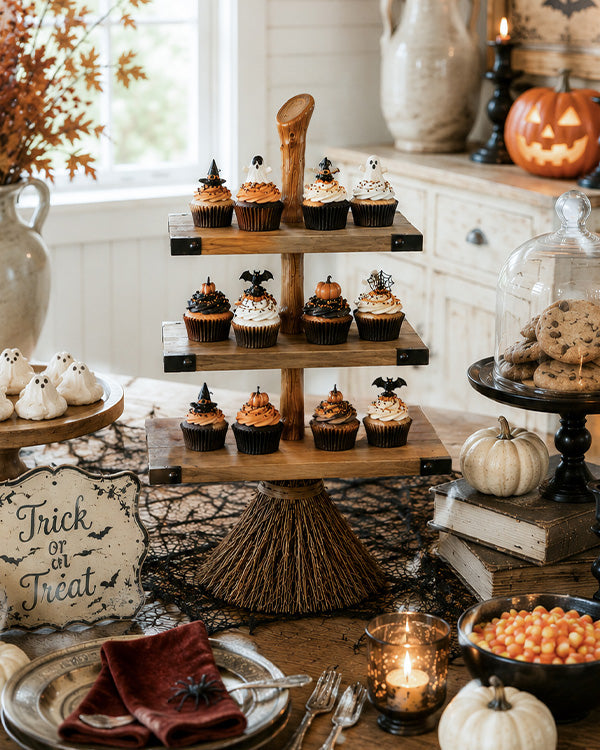 Witchy Broom Display Tray