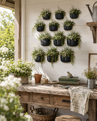 Tiered Living Wall Bucket Planters, Set of 2