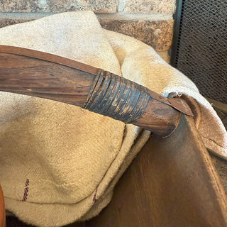 antique wooden rice bucket