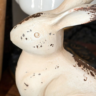 Rustic distressed bunny set farmhouse Easter home decor
