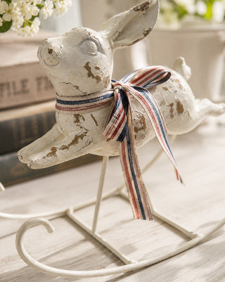 Antique-Inspired Rocking Bunny