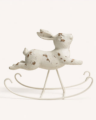 Antique-Inspired Rocking Bunny