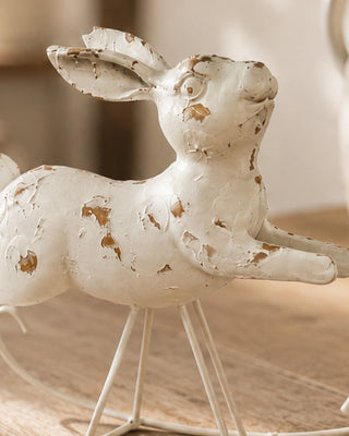 Antique-Inspired Rocking Bunny