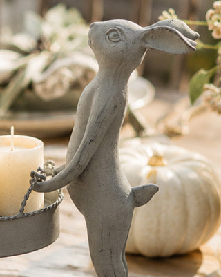 Standing Bunny Duo with Removable Tray | Indoor/Outdoor