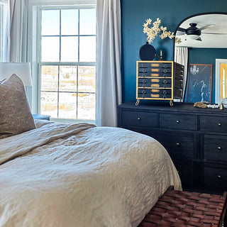 Decorative storage cabinet styling modern bedroom dresser
