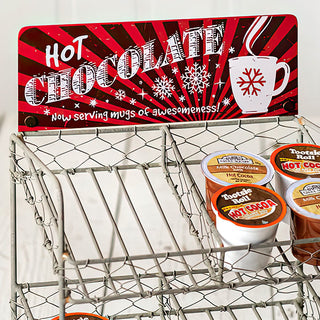 Vintage Hot Chocolate Single Serve Station Organizer