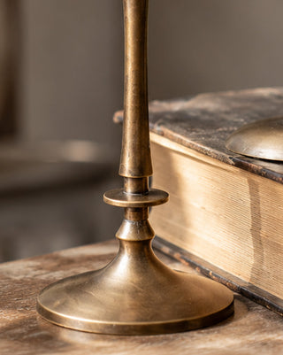 Brass Taper Candle Holders, Set of 2