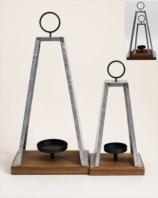 Pendulum Candle Holders, Set of Two