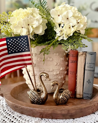 Cast Iron Swan Taper Candle Holders, Set of 2