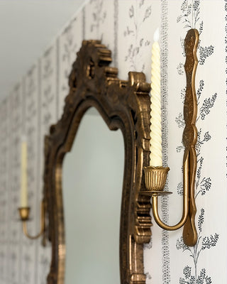 Antiqued Metal LED Pillar Candle Wall Sconces with Remote, Set of 2