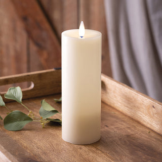 8 inch Infinite Wick Wax Pillar Candles, Set of 6