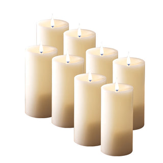 Flameless LED Wax Candles, Set of Two, Pick Your Size