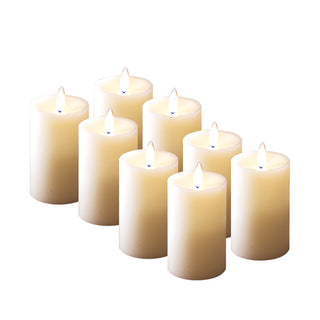 Flameless LED Wax Candles, Set of Two, Pick Your Size