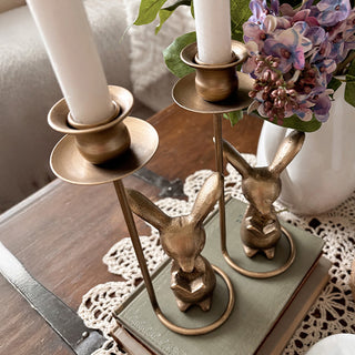 Creative Critter Taper Candle Holders, Set of 2