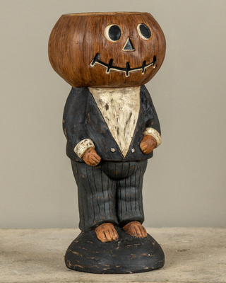 Vintage Paper Mache Pumpkin Candy Dish, Choose Your Style