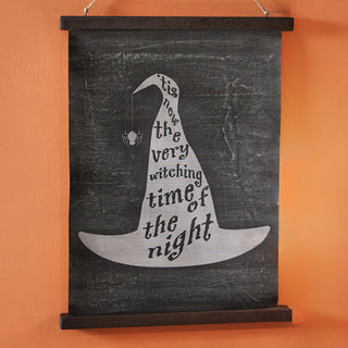 Witching Hour Canvas Sign