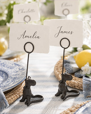 Iron Mouse Place Card Holder, Set of 4