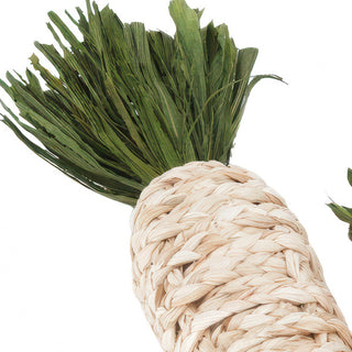Farmhouse Easter carrot decorations woven jute set