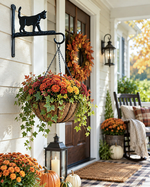 Cottage Garden Cast Iron Cat Plant Hanger Bracket