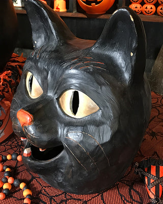 Vintage Inspired Cat Jack-o-lantern, Choose Your Style