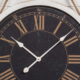  large wall clock jute rope