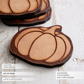 pumpkin coaster