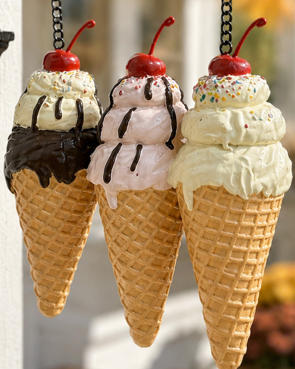 Ice Cream Cone With Bracket Option | Our "Summer" Signs Of The Seasons Edition