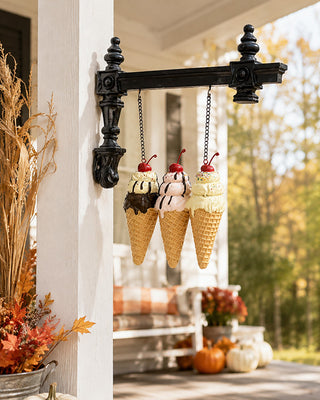 Ice Cream Cone With Bracket Option | Our "Summer" Signs Of The Seasons Edition