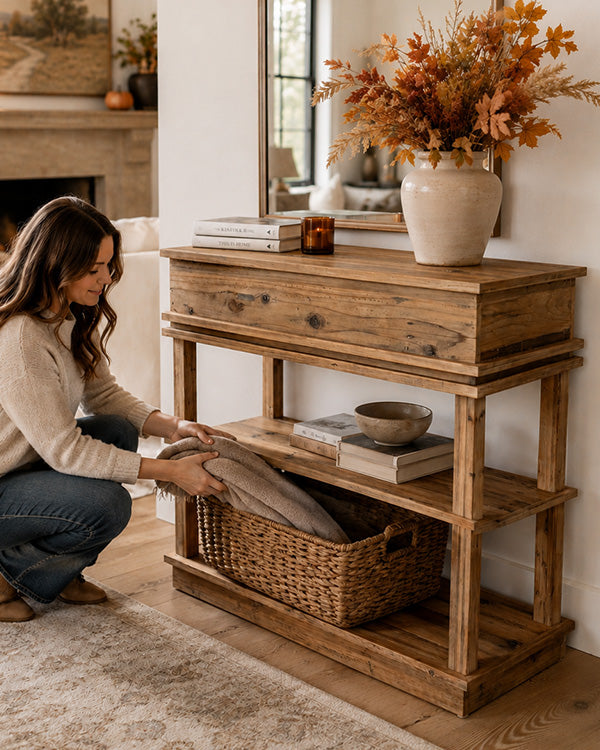 Heritage Farmhouse Console Table