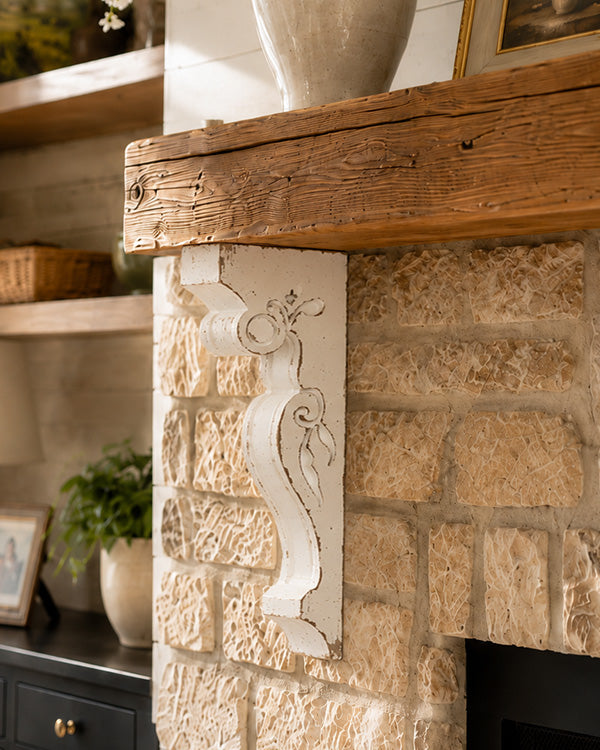 White Painted Wood Architectural Corbel Bracket
