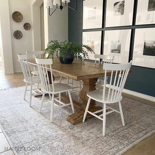 Vintage Cream Washable Area Rug